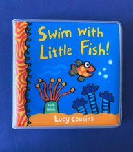 Cargar imagen en el visor de la galería, SWIM WITH LITTLE FISH - BATH BOOK
