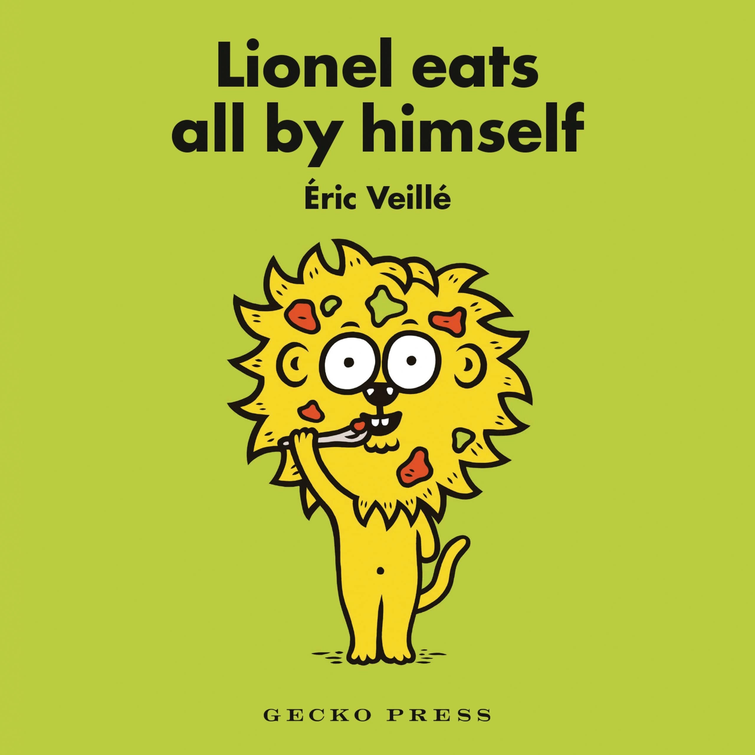LIONEL EATS ALL BY HIMSELF
